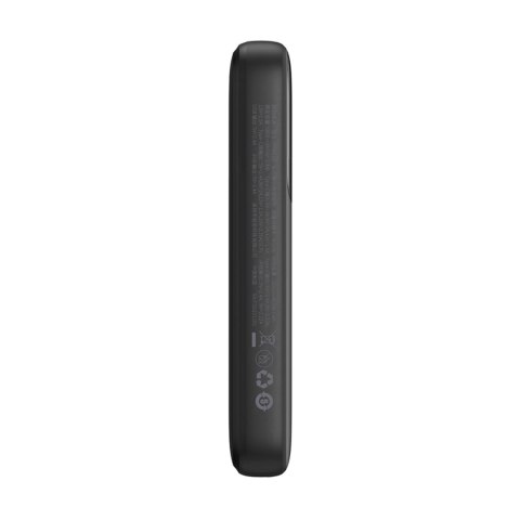 Powerbank z wyświetlaczem 10000mAh 22.5W + kabel USB-A / USB-C czarny Powerbank z wyświetlaczem 10000mAh 22.5W + kabel USB-A / USB-C czarny