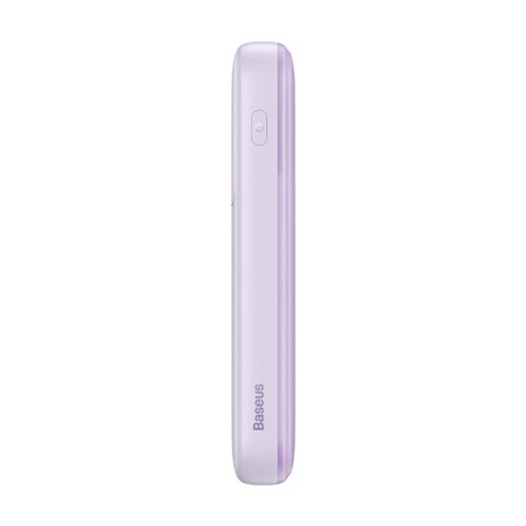 Powerbank z wyświetlaczem 10000mAh 22.5W + kabel USB-A / USB-C fioletowy Powerbank z wyświetlaczem 10000mAh 22.5W + kabel USB-A / USB-C fioletowy