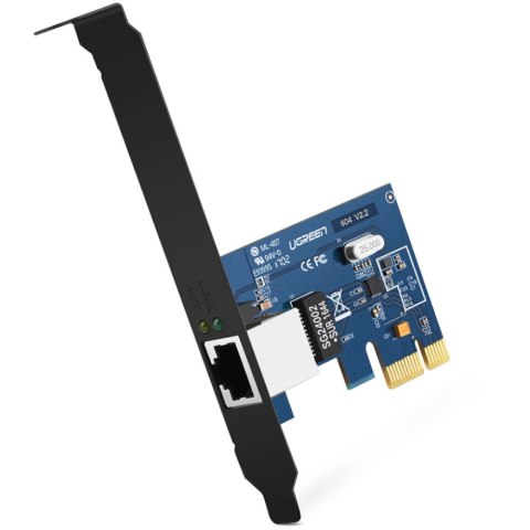 Karta sieciowa PCI-E Gigabit 10/100/1000Mbps - czarna Karta sieciowa PCI-E Gigabit 10/100/1000Mbps - czarna