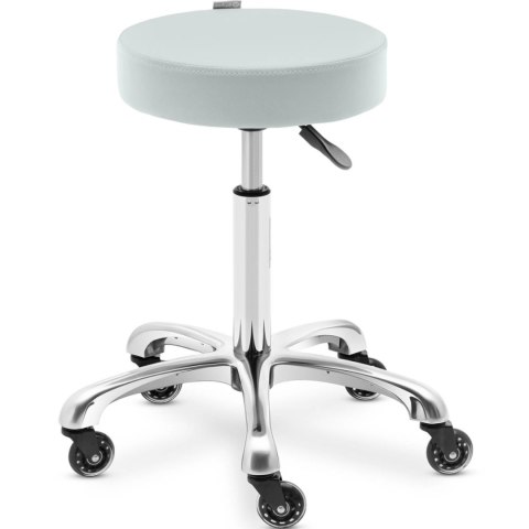 Taboret stołek kosmetyczny obrotowy na kółkach WORCESTER - pistacjowy Taboret stołek kosmetyczny obrotowy na kółkach WORCESTER - pistacjowy