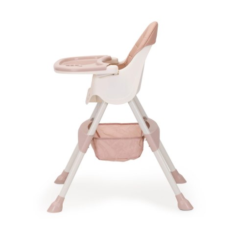 Fotelik krzesełko do karmienia 2w1 pasy 5 punktowe ECOTOYS pink Fotelik krzesełko do karmienia 2w1 pasy 5 punktowe ECOTOYS pink