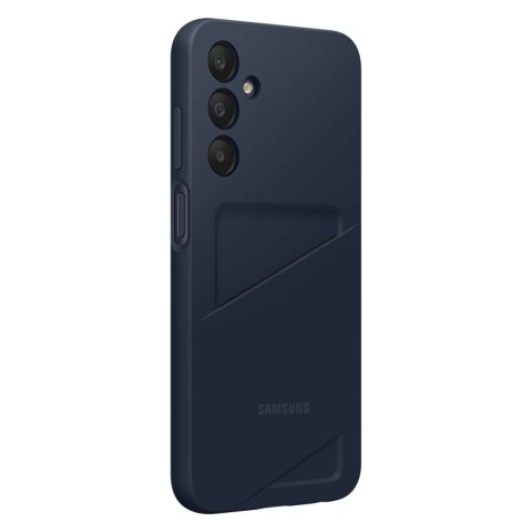 Oryginalne etui do Samsung Galaxy A25 5G z kieszenią na karty czarno-niebieskie Oryginalne etui do Samsung Galaxy A25 5G z kieszenią na karty czarno-niebieskie
