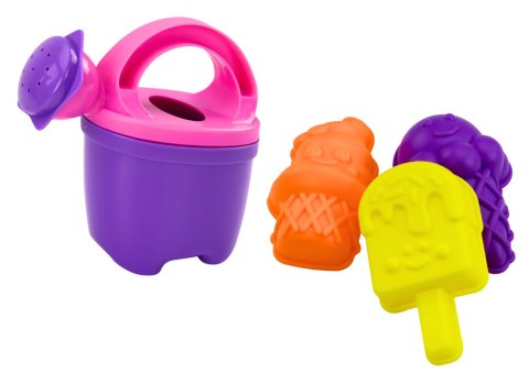 Zestaw Do Piasku Wiaderko Łopatka Grabki Konewka Lody Zestaw Do Piasku Wiaderko Łopatka Grabki Konewka Lody