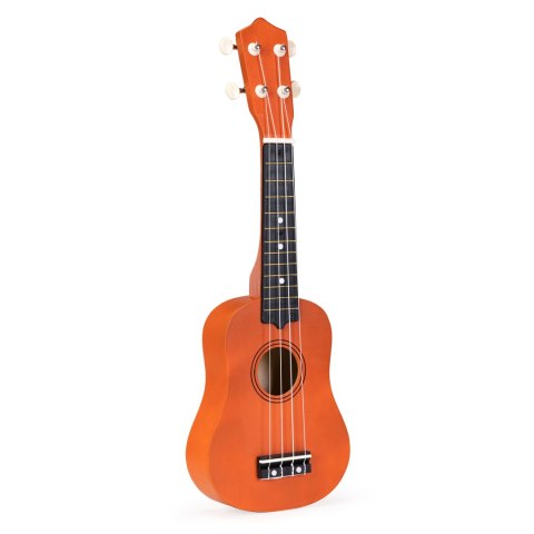 Gitara ukulele dla dzieci drewniana 4 struny nylonowe ECOTOYS Gitara ukulele dla dzieci drewniana 4 struny nylonowe ECOTOYS