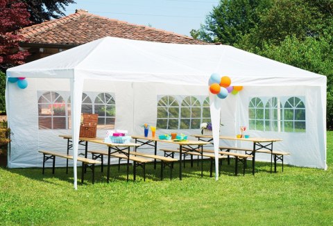 Namiot pawilon ogrodowy handlowy 3x6m + 6 ścianek Namiot pawilon ogrodowy handlowy 3x6m + 6 ścianek