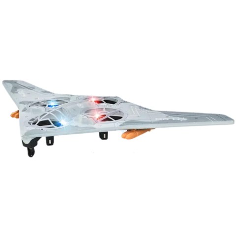Duży Dron Zdalnie Sterowany Bombowiec Strategiczny Światełka Obroty 360° Duży Dron Zdalnie Sterowany Bombowiec Strategiczny Światełka Obroty 360°