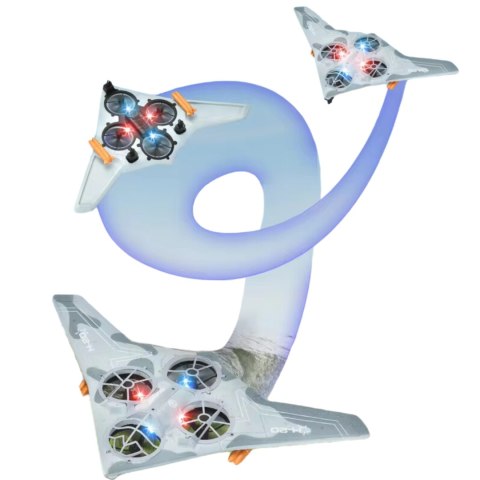 Duży Dron Zdalnie Sterowany Bombowiec Strategiczny Światełka Obroty 360° Duży Dron Zdalnie Sterowany Bombowiec Strategiczny Światełka Obroty 360°