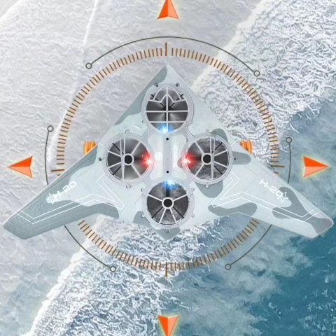 Duży Dron Zdalnie Sterowany Bombowiec Strategiczny Światełka Obroty 360° Duży Dron Zdalnie Sterowany Bombowiec Strategiczny Światełka Obroty 360°