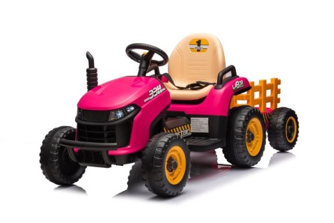 Traktor Na Akumulator BBH-030 Różowy Traktor Na Akumulator BBH-030 Różowy