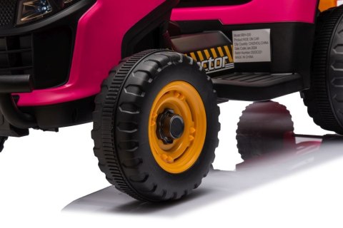Traktor Na Akumulator BBH-030 Różowy Traktor Na Akumulator BBH-030 Różowy