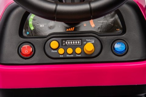 Traktor Na Akumulator BBH-030 Różowy Traktor Na Akumulator BBH-030 Różowy