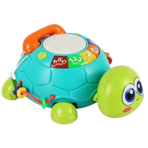 ŻÓŁW TELEFON BĘBENEK INTERAKTYWNY DŹWIĘKI MELODIE ŚWIATEŁKA CYFRY LITERKI ŻÓŁW TELEFON BĘBENEK INTERAKTYWNY DŹWIĘKI MELODIE ŚWIATEŁKA CYFRY LITERKI