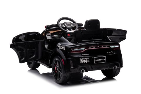 Auto Na Akumulator Dodge Charger Policyjny Biało- Czarny Auto Na Akumulator Dodge Charger Policyjny Biało- Czarny