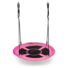 Huśtawka ogrodowa bocianie gniazdo 100cm ECOTOYS różowa