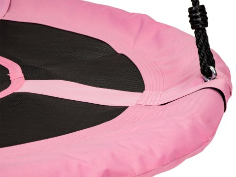 Huśtawka ogrodowa bocianie gniazdo 100cm ECOTOYS różowa Huśtawka ogrodowa bocianie gniazdo 100cm ECOTOYS różowa