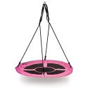 Huśtawka ogrodowa bocianie gniazdo 100cm ECOTOYS różowa