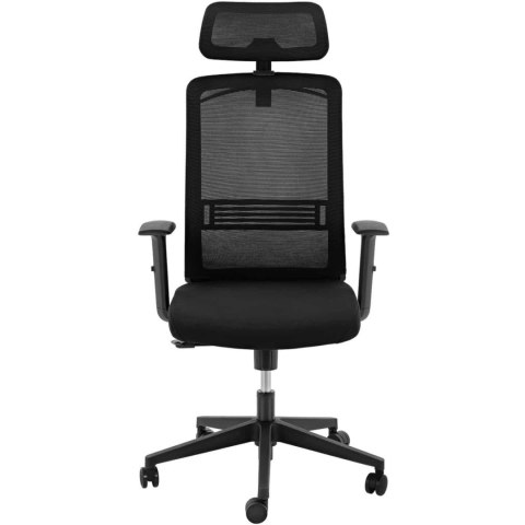 Krzesło fotel biurowy ergonomiczny z oparciem siatkowym zagłówkiem i wieszakiem wys. 40-50 cm Krzesło fotel biurowy ergonomiczny z oparciem siatkowym zagłówkiem i wieszakiem wys. 40-50 cm