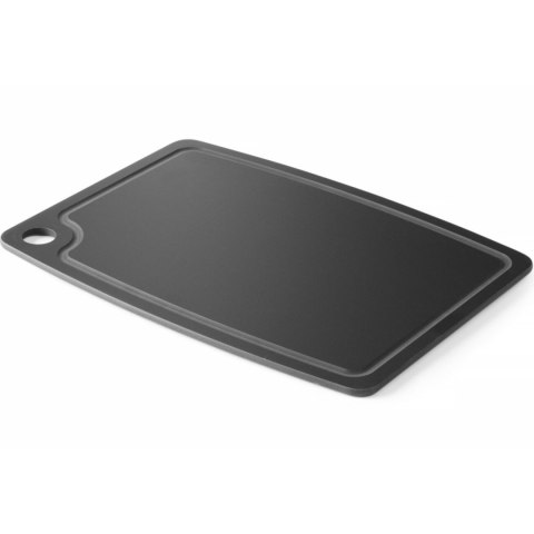 Deska do krojenia z włókna drzewnego 370 x 275 mm - czarna Deska do krojenia z włókna drzewnego 370 x 275 mm - czarna