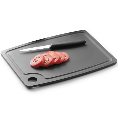 Deska do krojenia z włókna drzewnego 370 x 275 mm - czarna Deska do krojenia z włókna drzewnego 370 x 275 mm - czarna