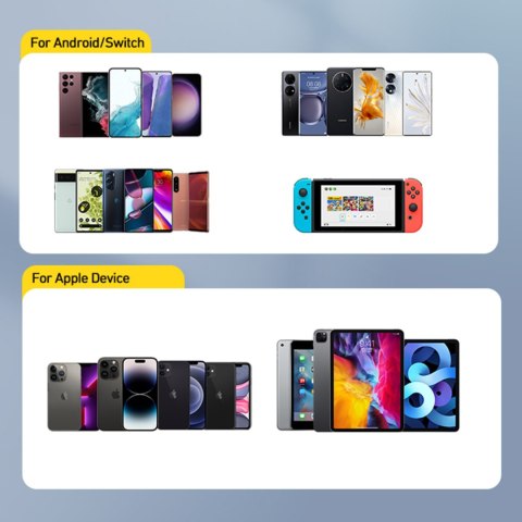 Ładowarka sieciowa 20W USB-A USB-C 100-240V biała Ładowarka sieciowa 20W USB-A USB-C 100-240V biała