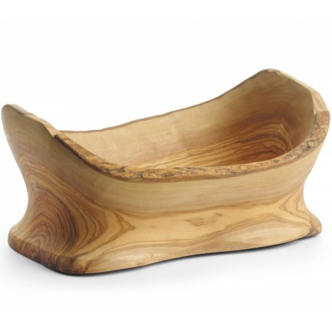 Miska dekoracyjna ozdobna z drewna oliwnego 365 x 200 x 290 mm Miska dekoracyjna ozdobna z drewna oliwnego 365 x 200 x 290 mm
