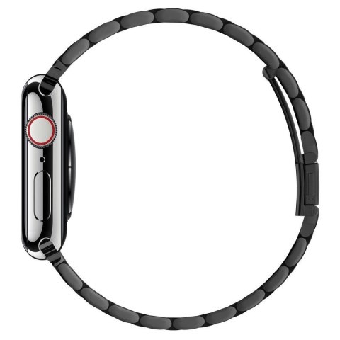 Pasek bransoleta stalowa Fit Band do smartwatch Apple Watch 4-8 / SE / Ultra czarna Pasek bransoleta stalowa Fit Band do smartwatch Apple Watch 4-8 / SE / Ultra czarna