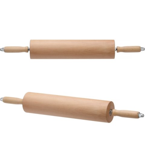 Wałek do ciasta drewniany z łożyskami kulowymi śr. 90 x 667 mm Wałek do ciasta drewniany z łożyskami kulowymi śr. 90 x 667 mm
