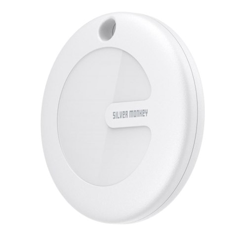 Lokalizator Tag kompatybilny z Apple FindMy Bluetooth 5.2 zasięg 100m biały Lokalizator Tag kompatybilny z Apple FindMy Bluetooth 5.2 zasięg 100m biały