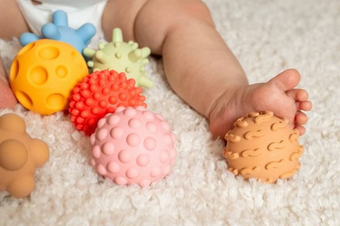 Piłeczki Sensoryczne Sensorki 8 sztuk Bez Dziurki Pastelowe Zestaw Piłek Piłeczki Sensoryczne Sensorki 8 sztuk Bez Dziurki Pastelowe Zestaw Piłek