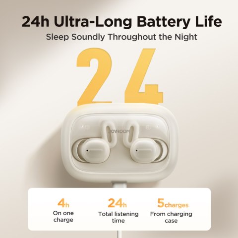 Słuchawki bezprzewodowe TWS Cozydots Series z Bluetooth 5.3 z tłumieniem hałasu czarne Słuchawki bezprzewodowe TWS Cozydots Series z Bluetooth 5.3 z tłumieniem hałasu czarne
