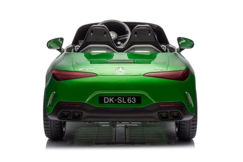 Auto Na Akumulator Mercedes AMG SL63 Zielony Lakierowany Auto Na Akumulator Mercedes AMG SL63 Zielony Lakierowany