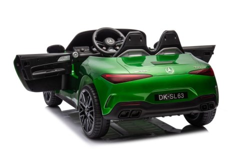 Auto Na Akumulator Mercedes AMG SL63 Zielony Lakierowany Auto Na Akumulator Mercedes AMG SL63 Zielony Lakierowany