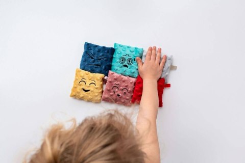Emocje Woreczki Sensoryczne Zestaw 6 Sztuk Kolorowe Woreczki Z Minkami Emocje Woreczki Sensoryczne Zestaw 6 Sztuk Kolorowe Woreczki Z Minkami