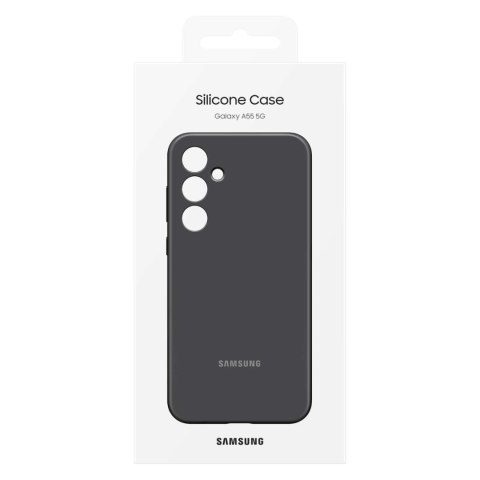Oryginalne etui Silicone Case do Samsung Galaxy A55 czarne Oryginalne etui Silicone Case do Samsung Galaxy A55 czarne