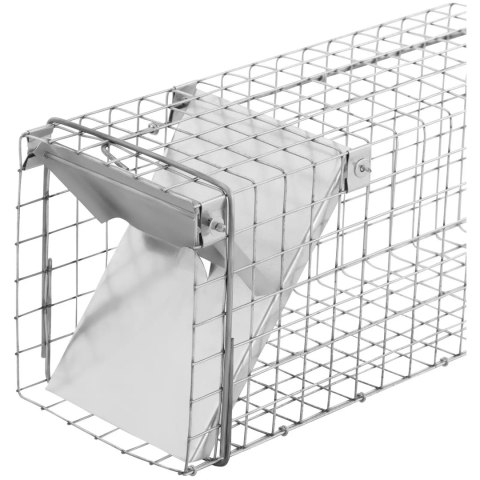 Żywołapka pułapka na lisy szczury kuny 101.5 x 15.5 x 19.5 cm oczka 25 x 25 mm Żywołapka pułapka na lisy szczury kuny 101.5 x 15.5 x 19.5 cm oczka 25 x 25 mm