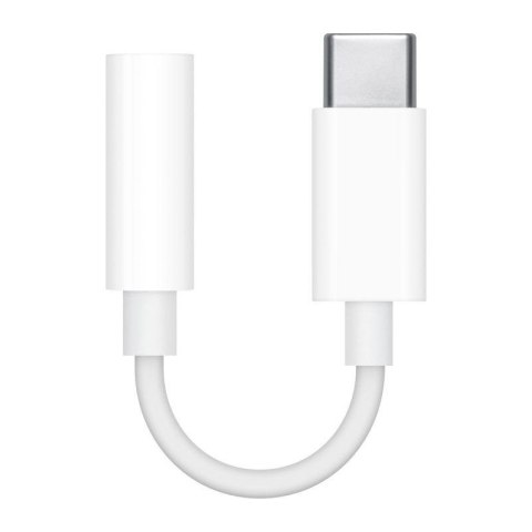 Oryginalny adapter audio Apple USB-C - mini jack 3.5mm biały Oryginalny adapter audio Apple USB-C - mini jack 3.5mm biały