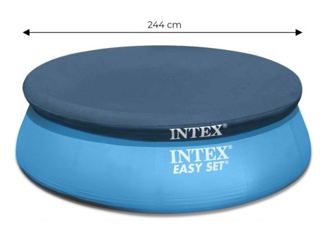 Pokrywa na basen 244cm mata plandeka 28020 Intex Pokrywa na basen 244cm mata plandeka 28020 Intex