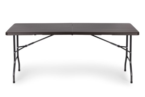 Stół cateringowy bankietowy ogrodowy składany 180cm ratan ModernHome Stół cateringowy bankietowy ogrodowy składany 180cm ratan ModernHome