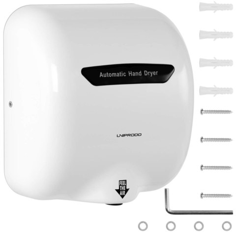 Suszarka do rąk bezdotykowa automatyczna ścienna ABS 1800 W Suszarka do rąk bezdotykowa automatyczna ścienna ABS 1800 W