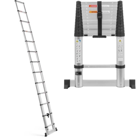 Drabina teleskopowa składana z aluminium 12 stopni 0.87-3.8 m Drabina teleskopowa składana z aluminium 12 stopni 0.87-3.8 m