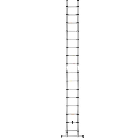 Drabina teleskopowa składana z aluminium 16 stopni 0.92-2.42/5 m Drabina teleskopowa składana z aluminium 16 stopni 0.92-2.42/5 m