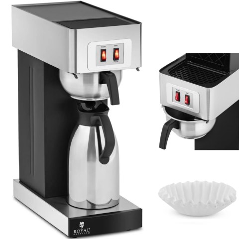Ekspres do kawy przelewowy gastronomiczny z termosem 2 l 1900 W Ekspres do kawy przelewowy gastronomiczny z termosem 2 l 1900 W