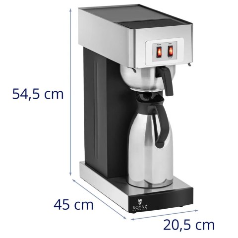 Ekspres do kawy przelewowy gastronomiczny z termosem 2 l 1900 W Ekspres do kawy przelewowy gastronomiczny z termosem 2 l 1900 W