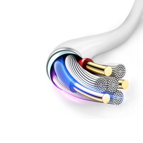 Ładowarka sieciowa USB-A 18W z kablem do iPhone USB-A - Lightning biała Ładowarka sieciowa USB-A 18W z kablem do iPhone USB-A - Lightning biała