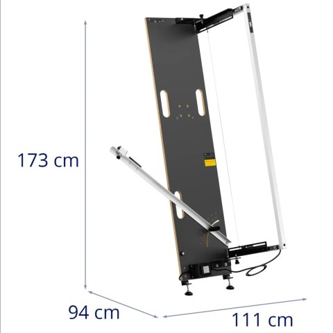 Maszyna do cięcia styropianu nóż termiczny na nóżkach dł. 1300 mm gł. 350 mm 200 W Maszyna do cięcia styropianu nóż termiczny na nóżkach dł. 1300 mm gł. 350 mm 200 W