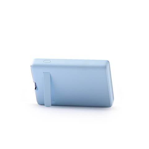 Powerbank magnetyczny 10000mAh 20W z podstawką + kabel Lightning - USB-C niebieski Powerbank magnetyczny 10000mAh 20W z podstawką + kabel Lightning - USB-C niebieski