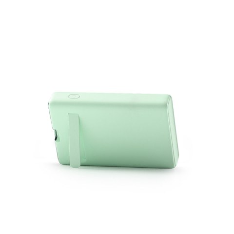Powerbank magnetyczny 10000mAh 20W z podstawką + kabel Lightning - USB-C zielony Powerbank magnetyczny 10000mAh 20W z podstawką + kabel Lightning - USB-C zielony