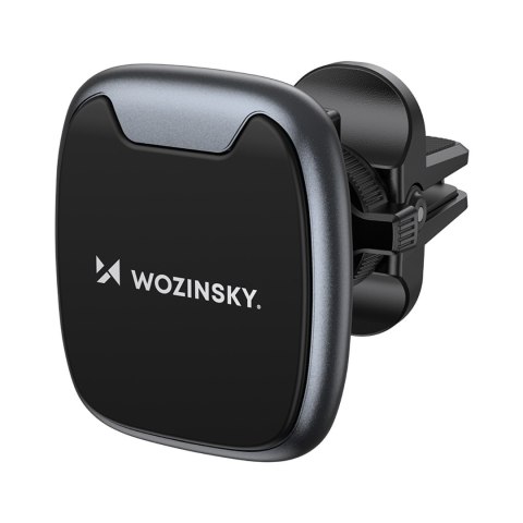 Uchwyt na telefon magnetyczny na kratkę nawiewu w samochodzie czarny Uchwyt na telefon magnetyczny na kratkę nawiewu w samochodzie czarny