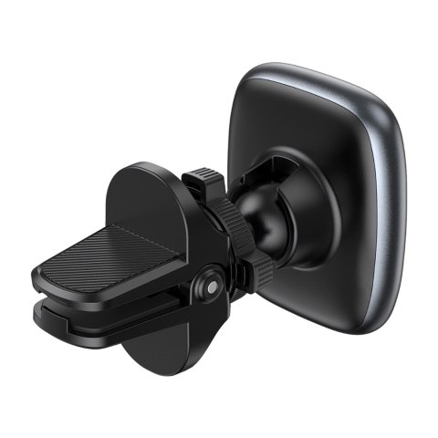 Uchwyt na telefon magnetyczny na kratkę nawiewu w samochodzie czarny Uchwyt na telefon magnetyczny na kratkę nawiewu w samochodzie czarny