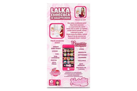 DUŻA LALKA NATALIA INTERAKTYWNA SMARTFON CHODZI DUŻA LALKA NATALIA INTERAKTYWNA SMARTFON CHODZI